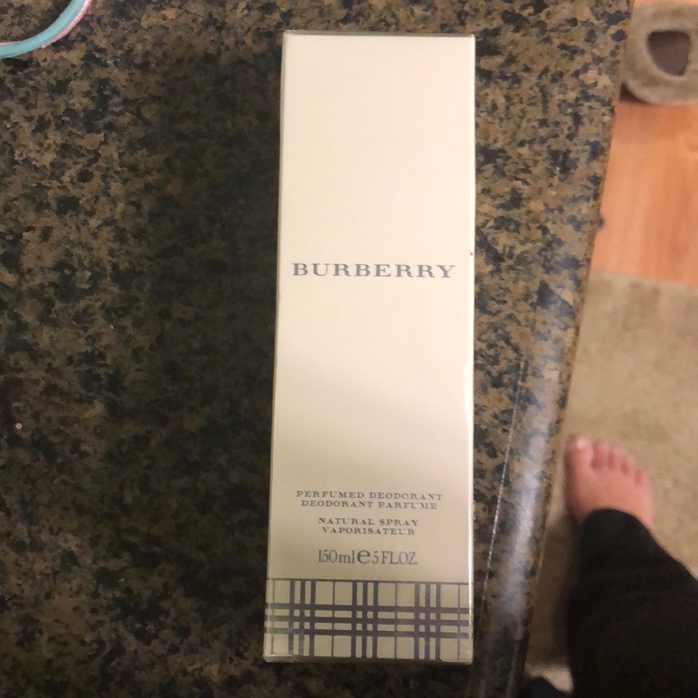 New Burberry perfumed deodorant
